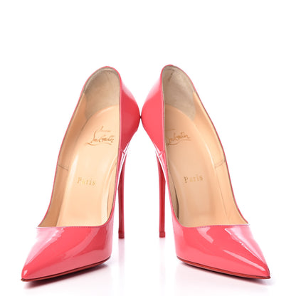 Christian Louboutin Patent So Kate 120 Pumps 38 Begonia 5 of 15