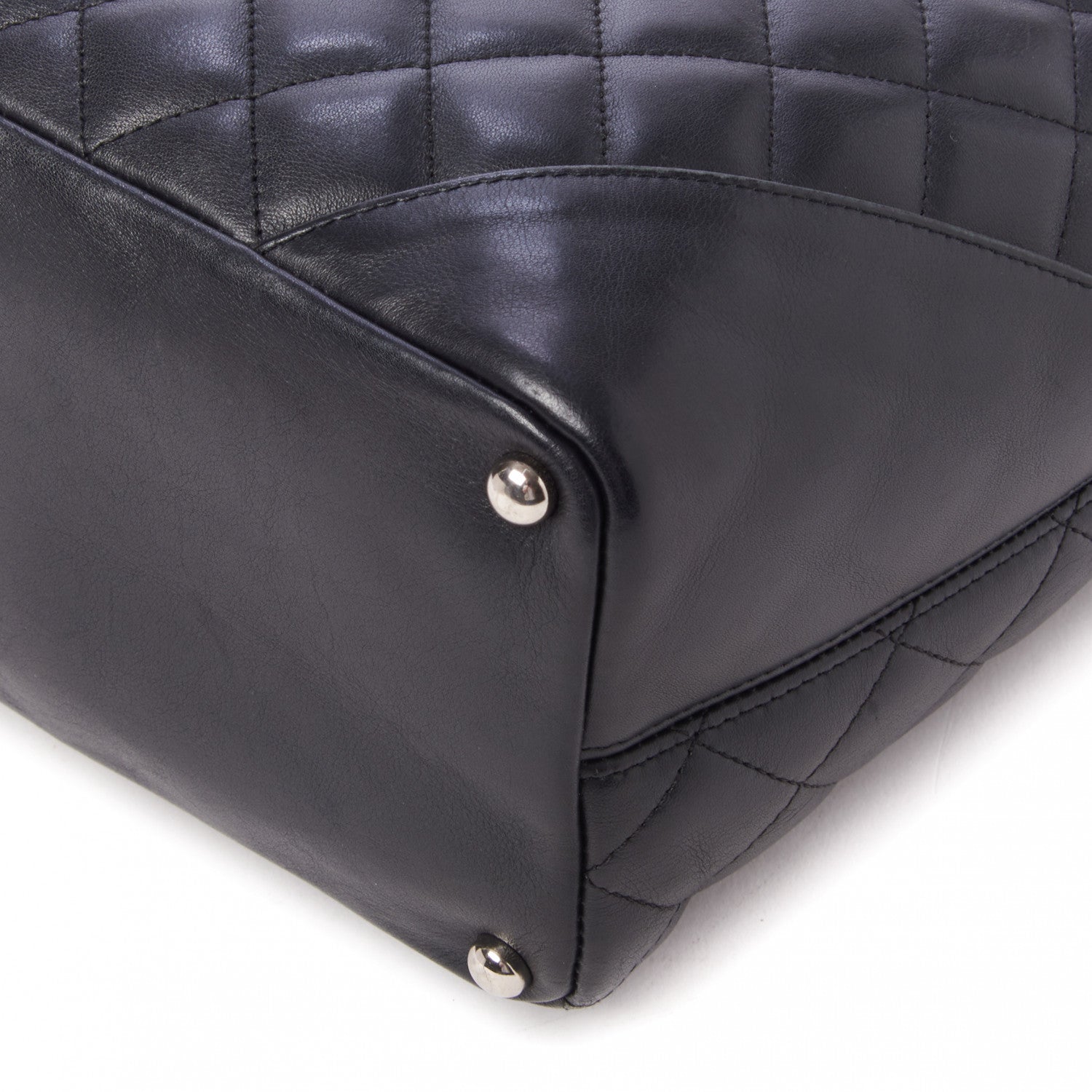 Chanel Calfskin Quilted Medium Cambon Tote Black 5 of 9