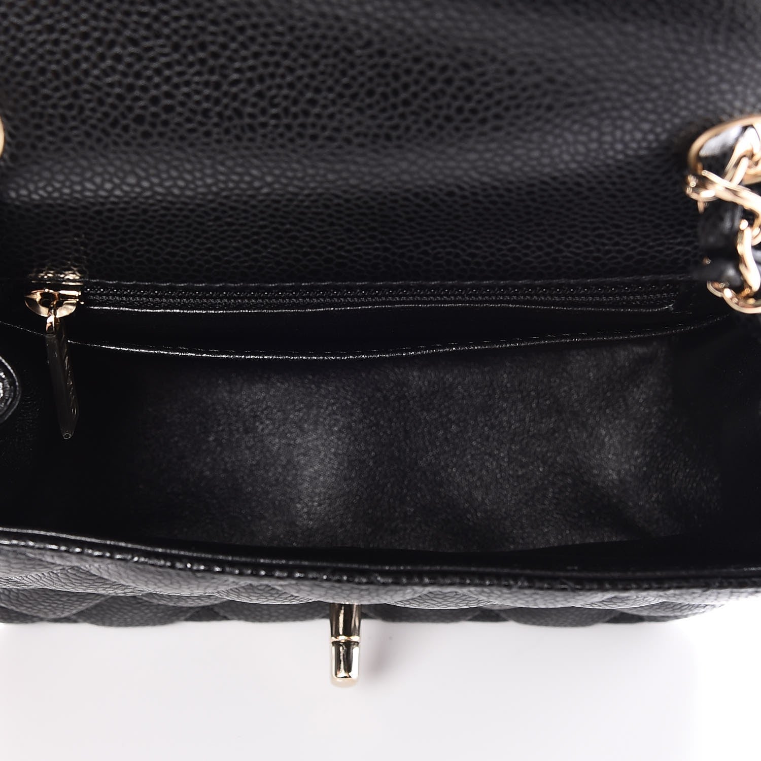 Chanel Caviar Quilted Mini Square Flap Black 5 of 8