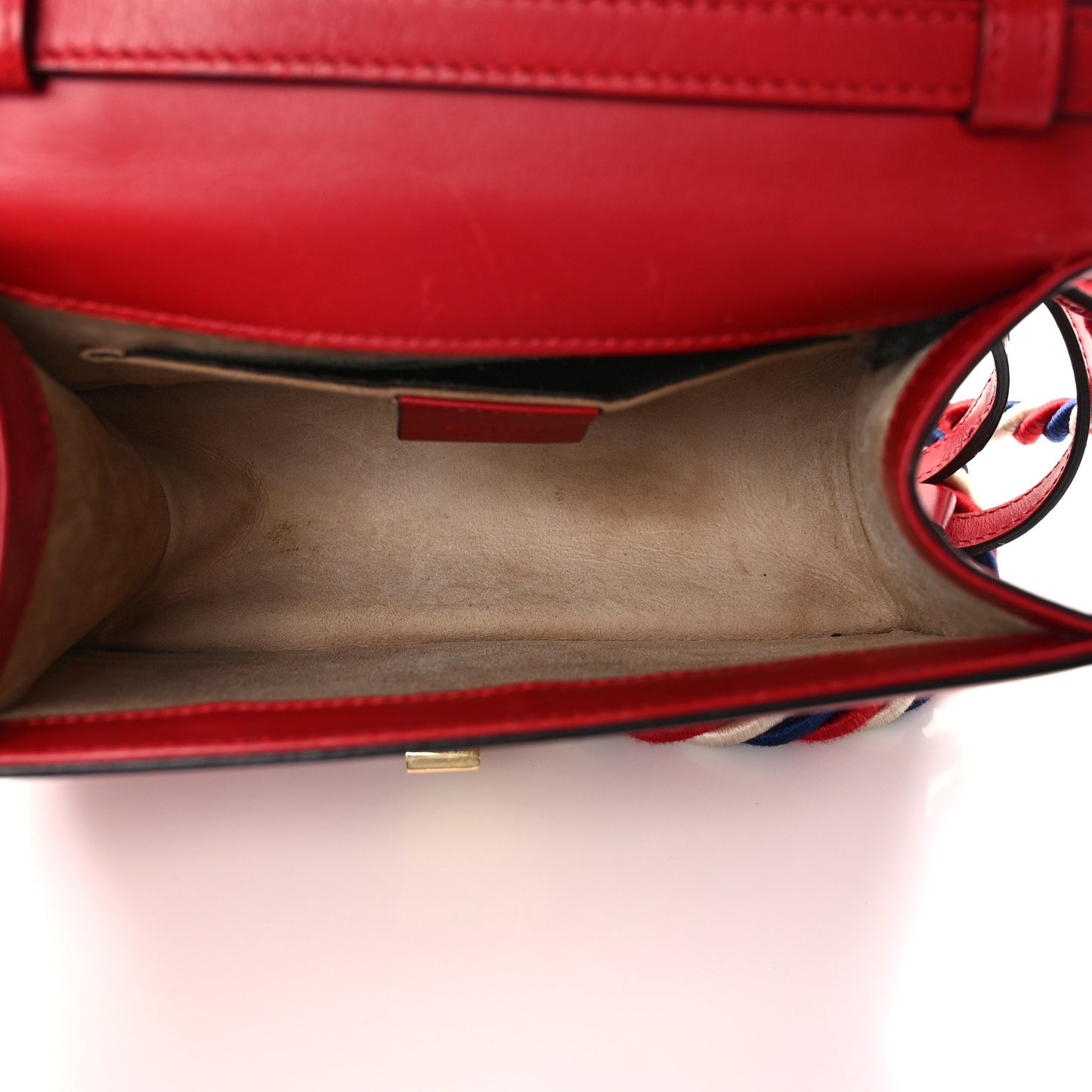 Calfskin Mini Sylvie Top Handle Bag Hibiscus Red
