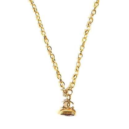 Chanel CC Gripoix Chain Necklace Gold 3 of 7