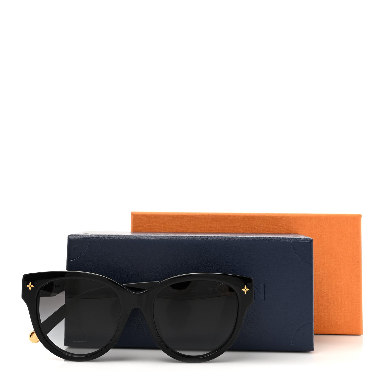 Louis Vuitton Acetate My Monogram Square Sunglasses Z1523E Black 8 of 8