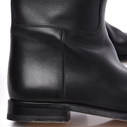 Hermes Box Kelly Jumping Boots 36.5 Black 8 of 11