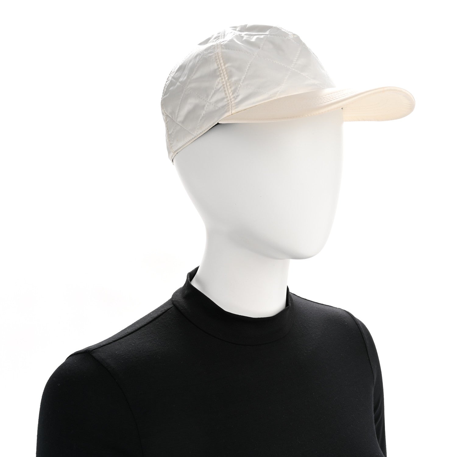 Chanel Nylon Quilted Cap Hat M White 1816882 – FASHIONPHILE