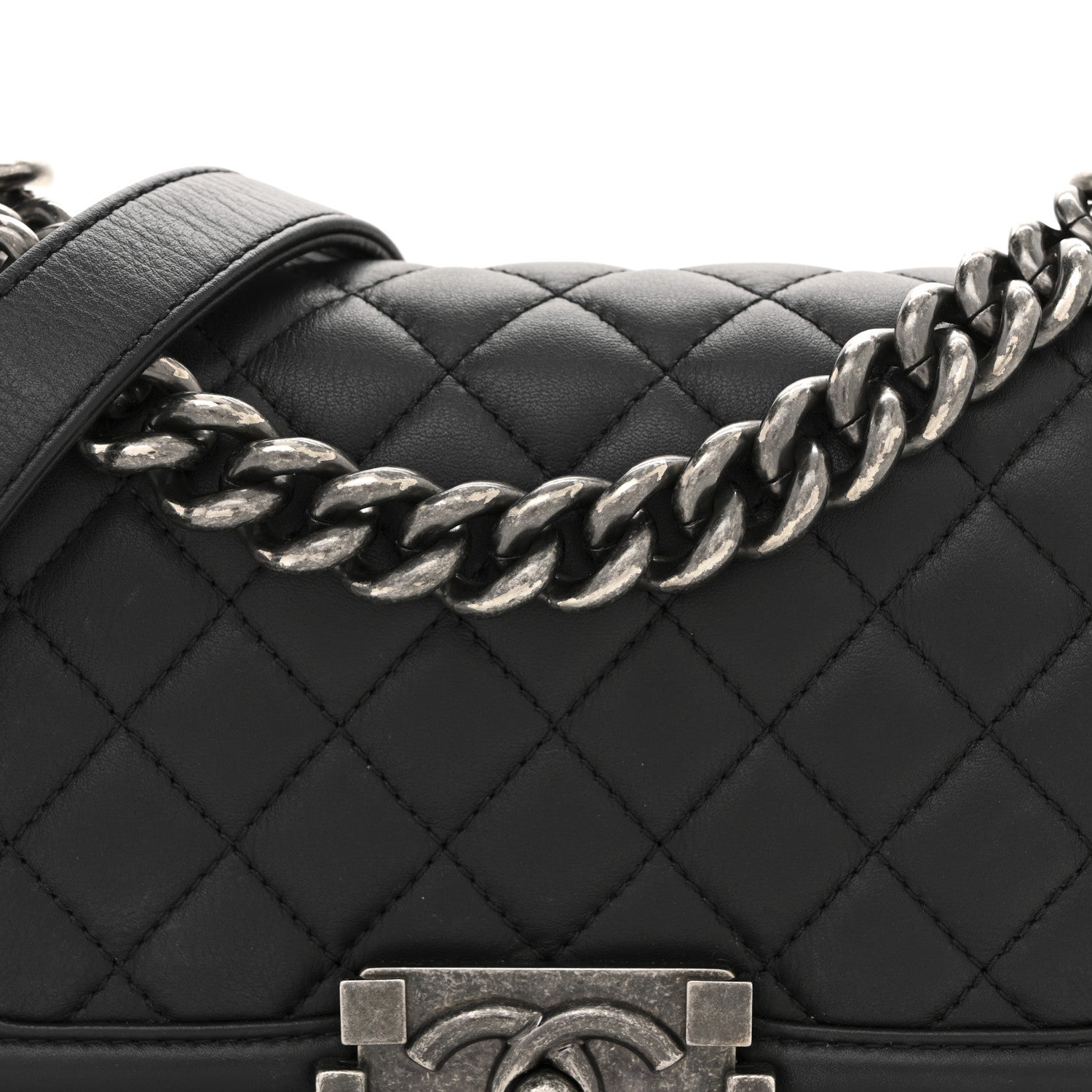 Chanel Calfskin Quilted Small Boy Flap Black 8 of 11