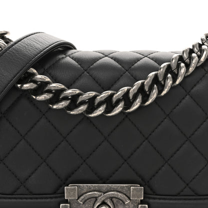 Chanel Calfskin Quilted Small Boy Flap Black 8 of 11