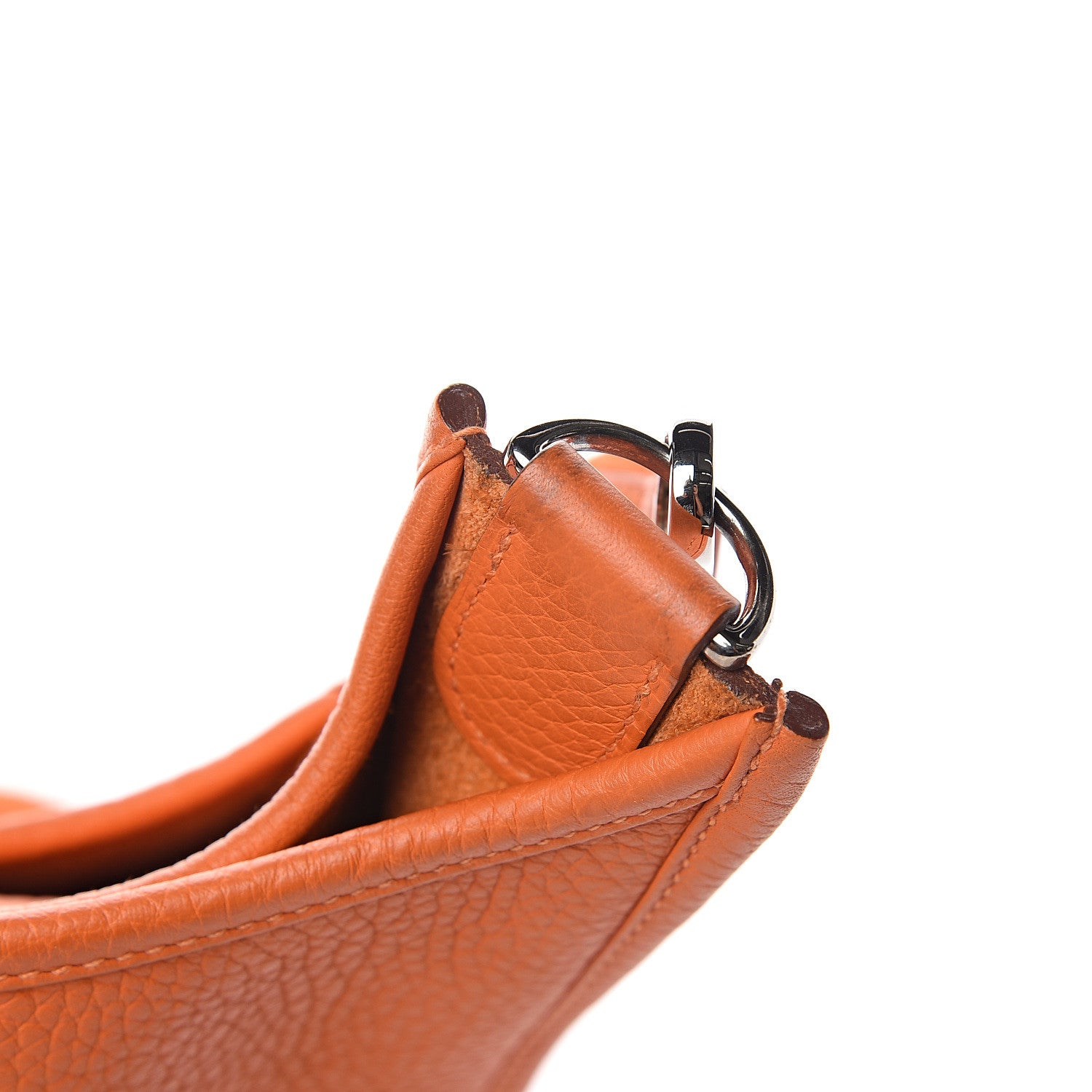 Hermes Taurillon Clemence Evelyne III PM Orange 11 of 11