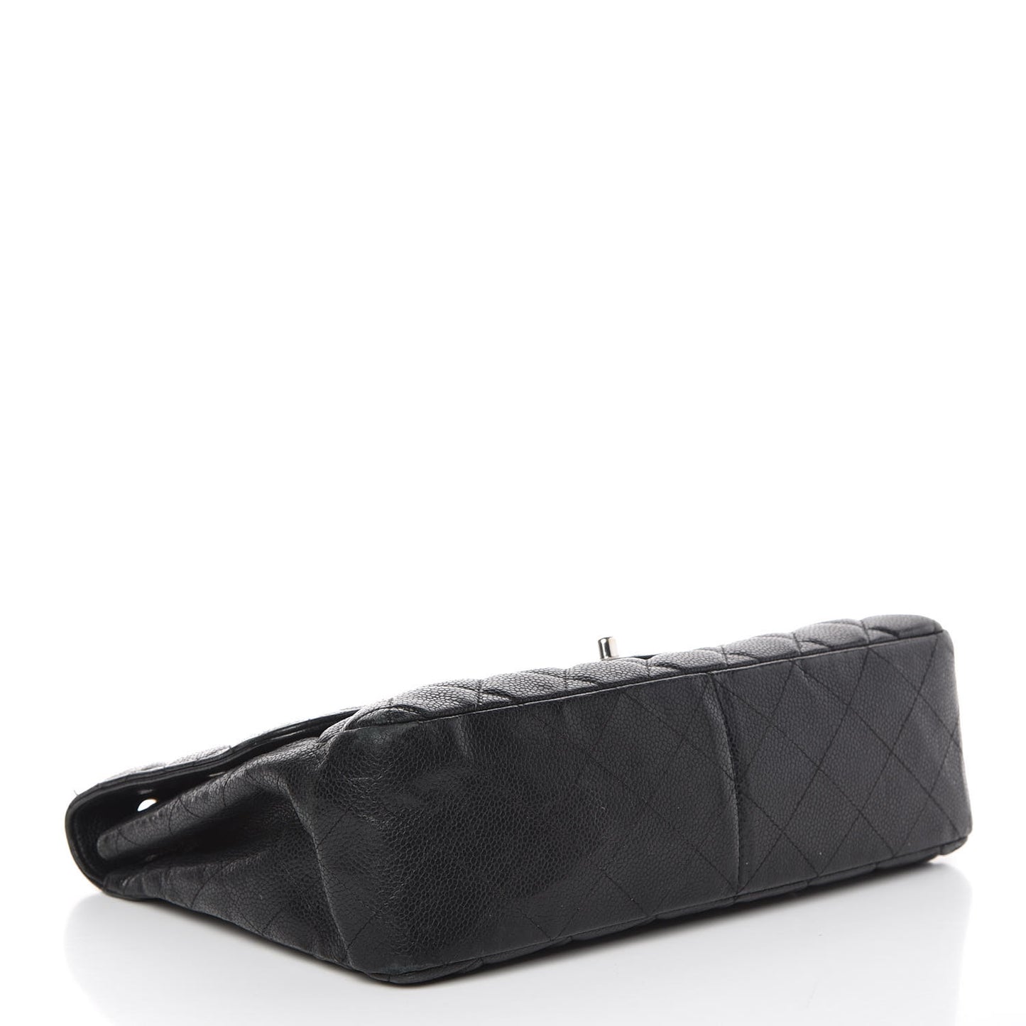 Caviar Quilted Jumbo Single Flap Black