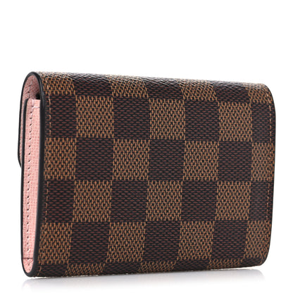 Louis Vuitton Damier Ebene Rosalie Coin Purse Rose Ballerine 3 of 7