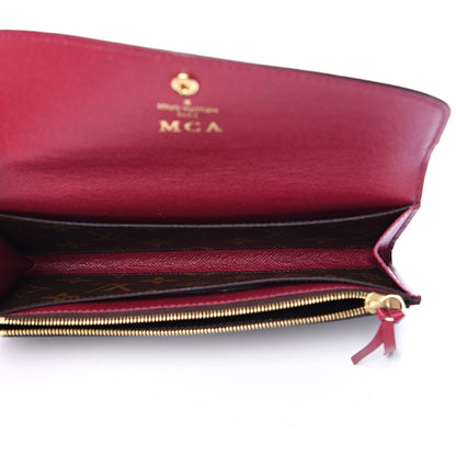 Louis Vuitton Monogram Emilie Wallet Fuchsia 4 of 7