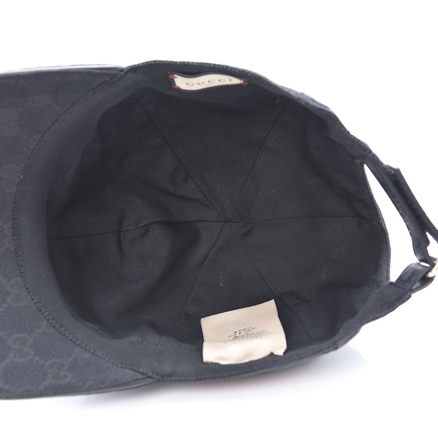 Gucci Monogram Web Baseball Hat M Black 5 of 8