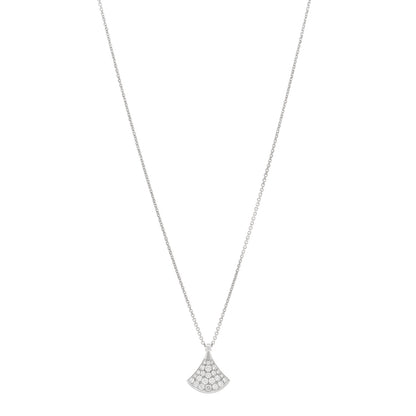 Bulgari 18K White Gold Diamond Divas' Dream Pave Necklace 1 of 4