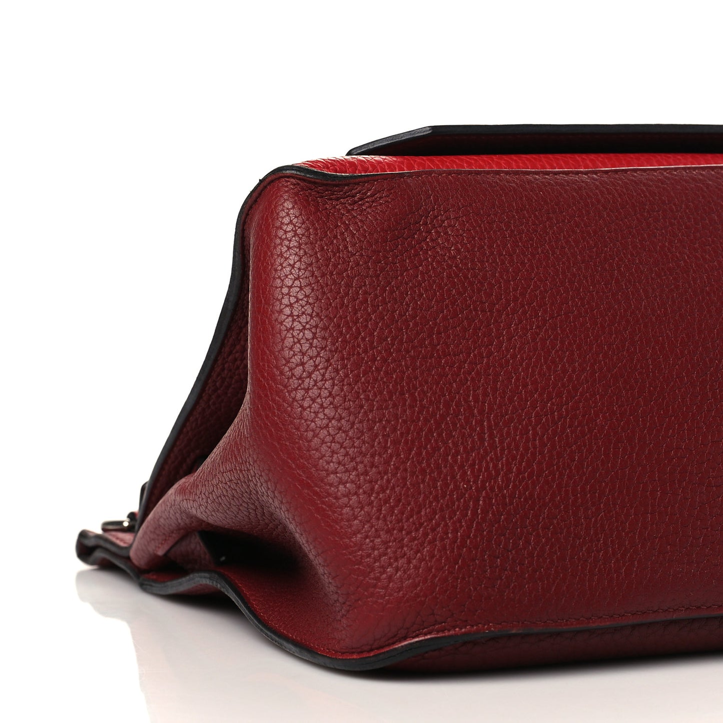 Taurillon Clemence Bi-Color Jypsiere 31 Rouge H Rouge Casaque