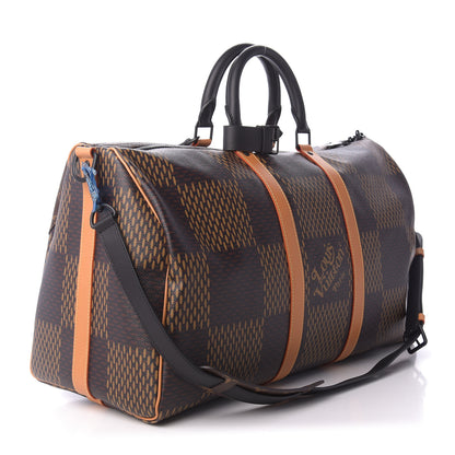 Louis Vuitton X NIGO Giant Damier Ebene Monogram Keepall Bandouliere 50 2 of 9