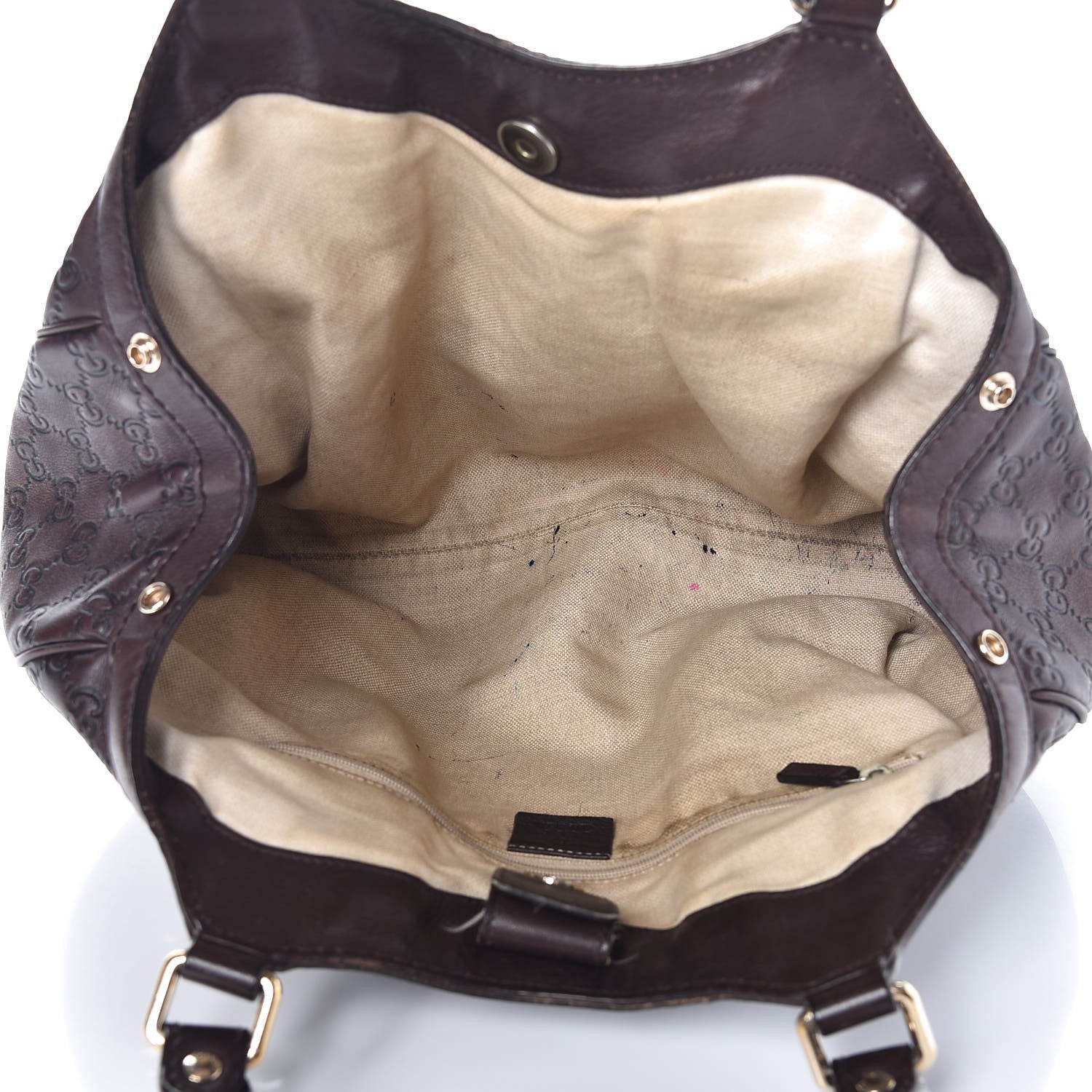 Gucci Guccissima Medium Sukey Tote Chocolate 5 of 18