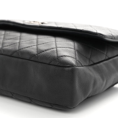 Chanel Calfskin Quilted Couture Messenger Black 10 of 10