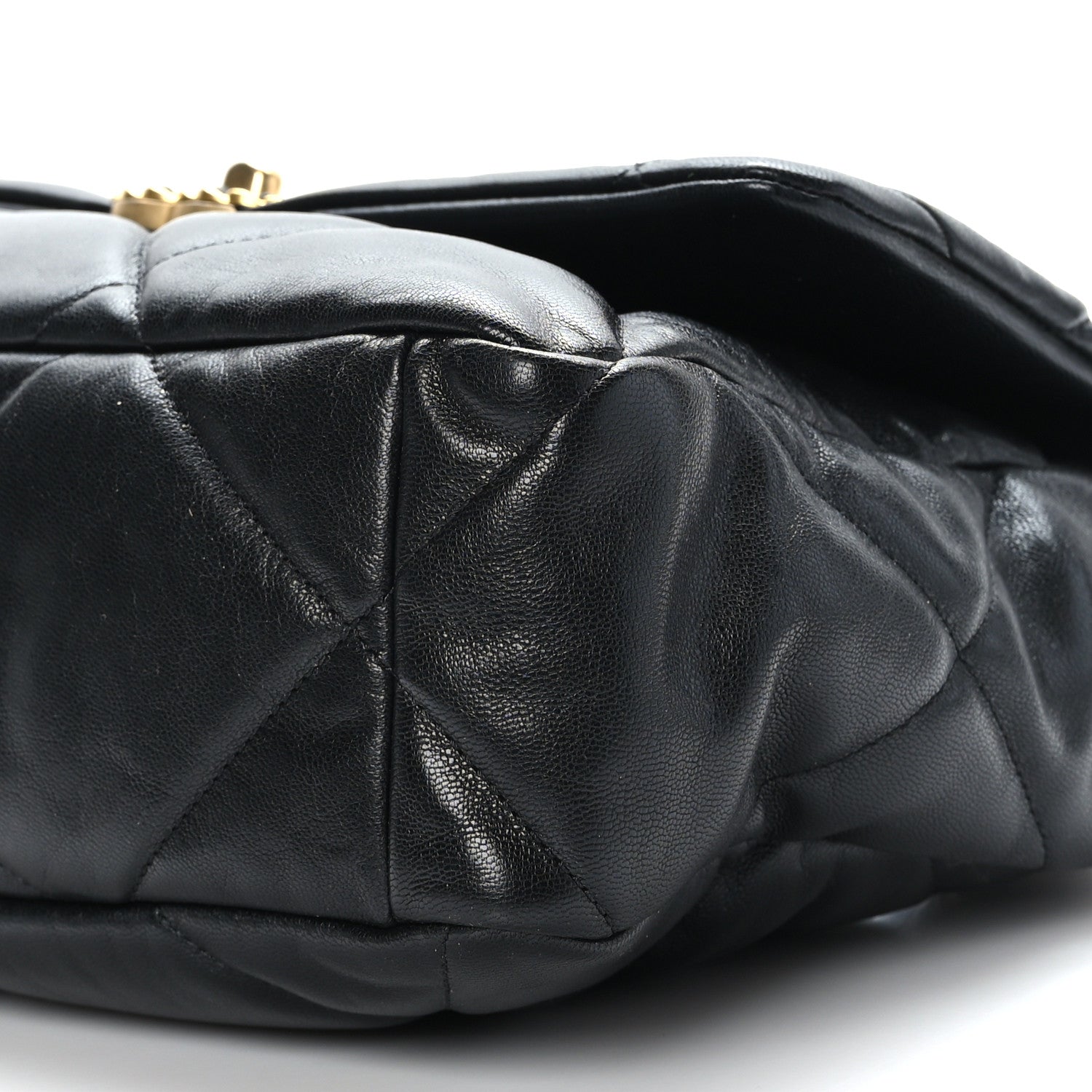Chanel Lambskin Quilted Large Chanel 19 Flap Black 9 of 9