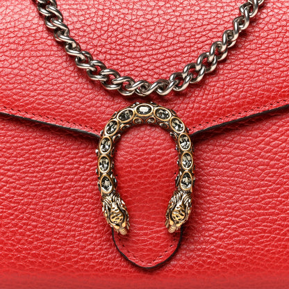 Gucci Calfskin Mini Dionysus Chain Wallet Hibiscus Red 9 of 12
