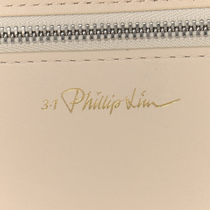 3.1 Phillip Lim Lambskin Cutout Quill Triangle Bag Milk 7 of 11