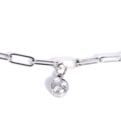 Tiffany Platinum Diamond Swing Charm Bracelet 3 of 8