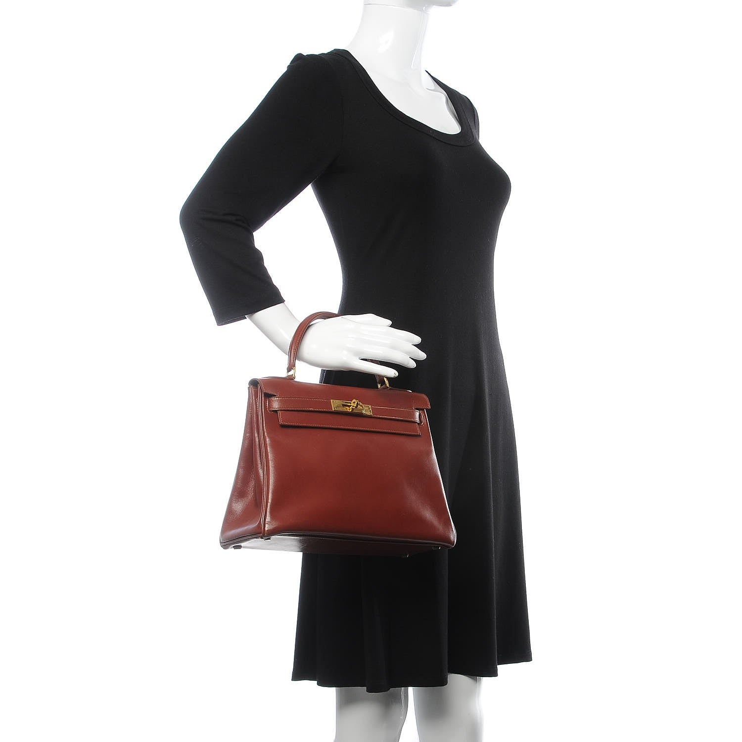 Hermes Box Kelly Retourne 28 Rouge H 2 of 37