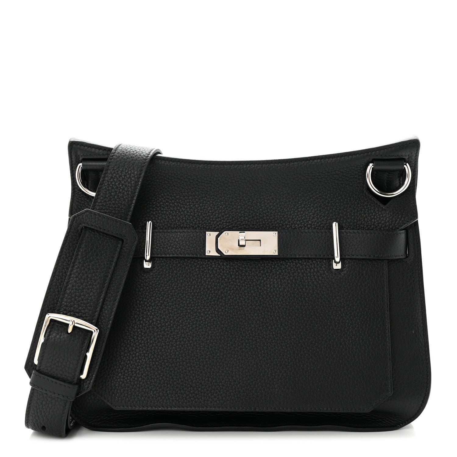 Hermes Taurillon Clemence Jypsiere 31 Black 1 of 11