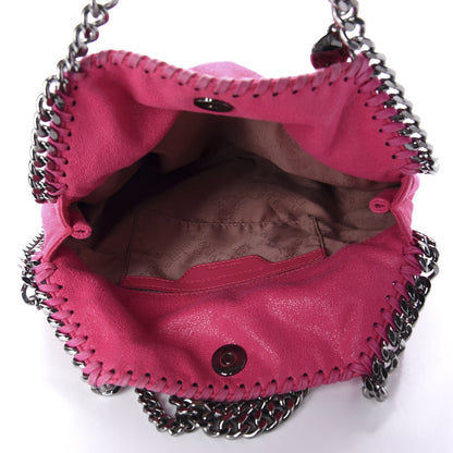 Stella McCartney Shaggy Deer Mini Falabella Fold Over Tote Hot Pink 5 of 9