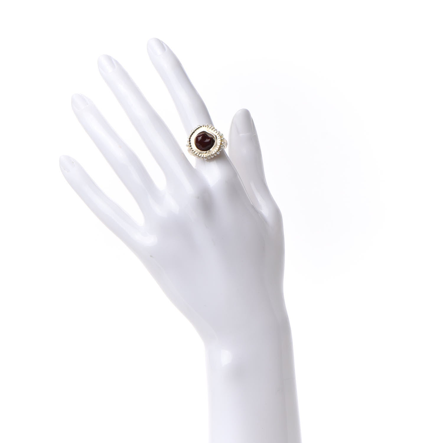 Chanel Gripoix Pearl Ring 49 5 Light Gold 2 of 5