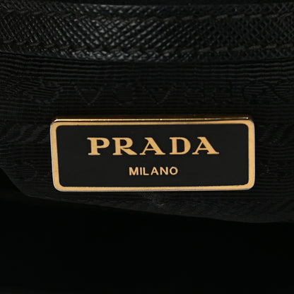 Prada Saffiano Small Galleria Double Zip Tote Black 5 of 9