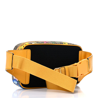 Gucci GG Supreme Monogram Flora Medium Ophidia Belt Bag Beige Multicolor Crop 3 of 10