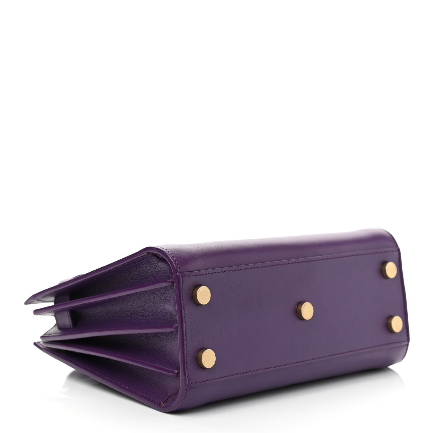 Saint Laurent Calfskin Nano Sac De Jour Purple 5 of 10