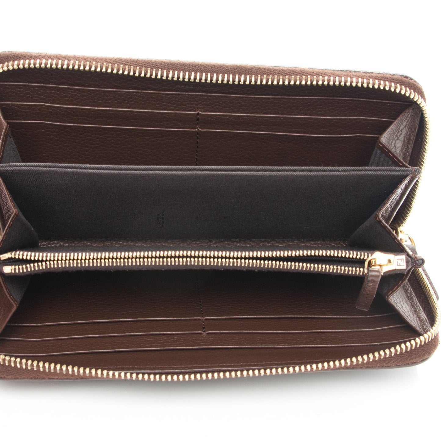 Zucca Vitello Artic Zip Around Wallet Tobacco Castagna