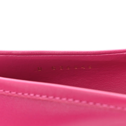 Chanel Lambskin Quilted CC Turnlock Loafers 41 Fuchsia 7 of 9