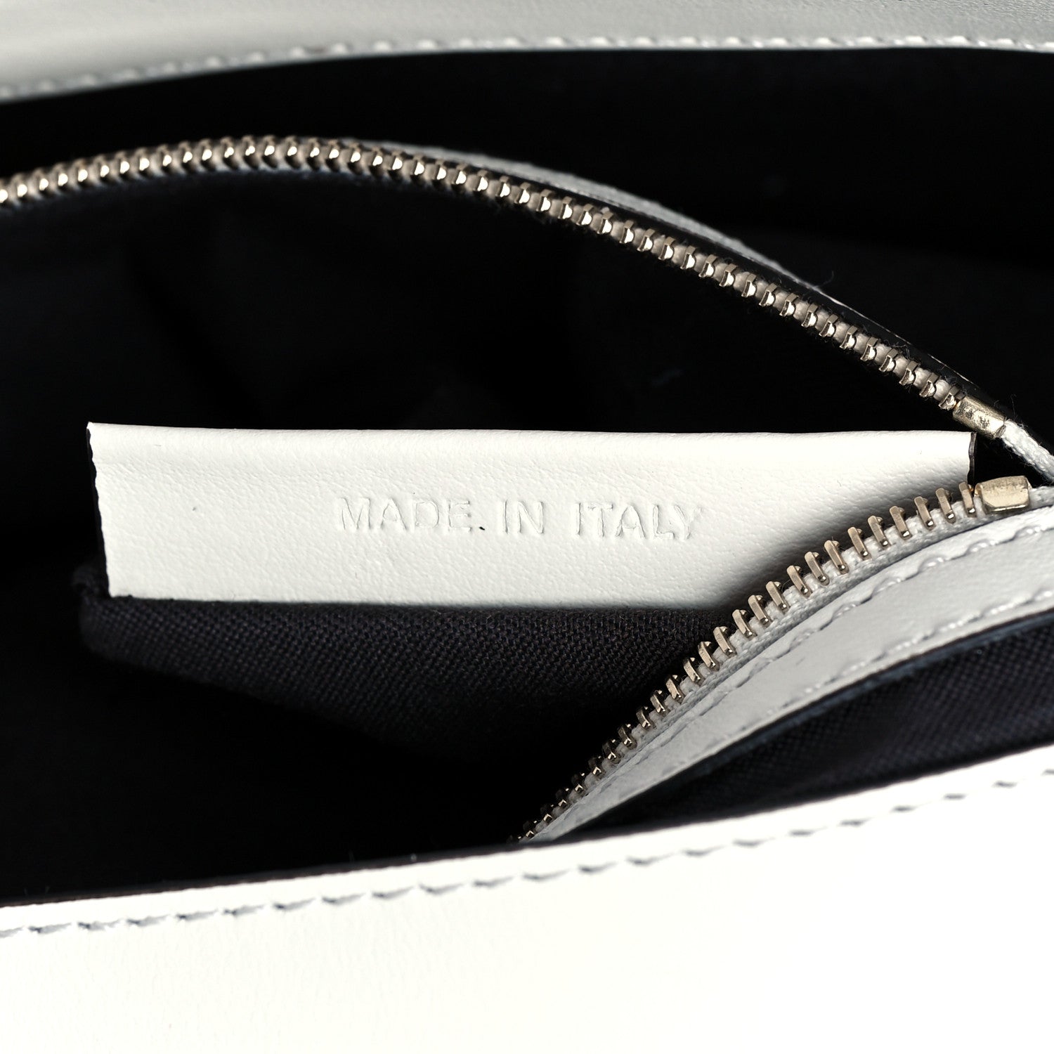 Fendi Vitello Seta Daisy Inlay Baguette White Ice Multicolor 8 of 11