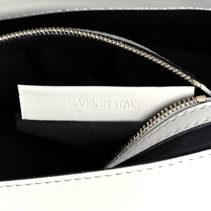 Fendi Vitello Seta Daisy Inlay Baguette White Ice Multicolor 8 of 11