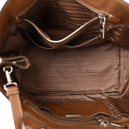 Prada Soft Calfskin Tote Cannella 5 of 19