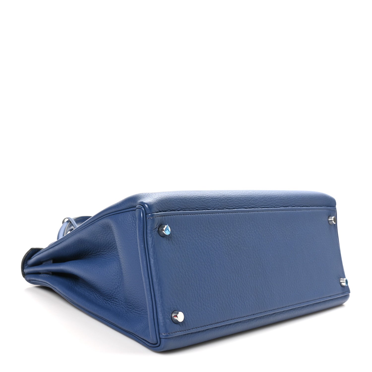 Hermes Togo Kelly Retourne 35 Bleu Brighton 4 of 11