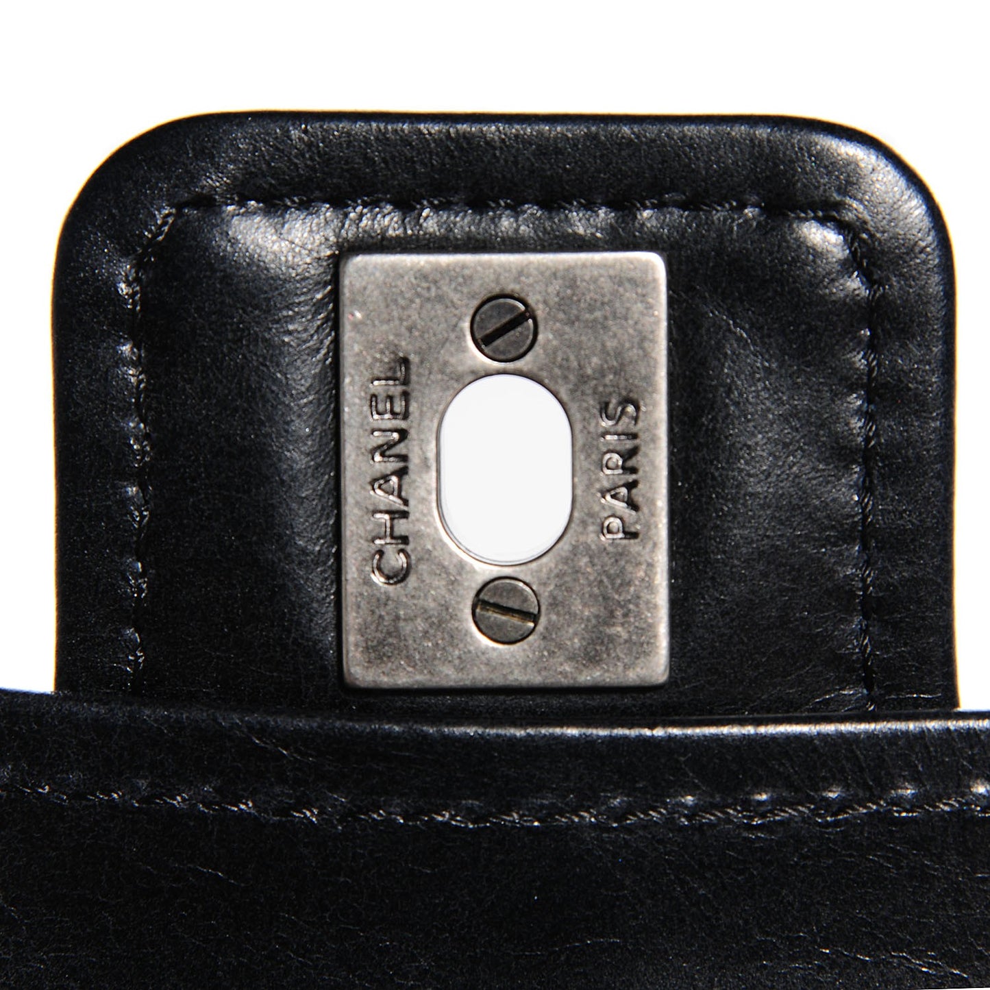 Caviar Calfskin Bubble Graphic Mini Messenger Bag Black