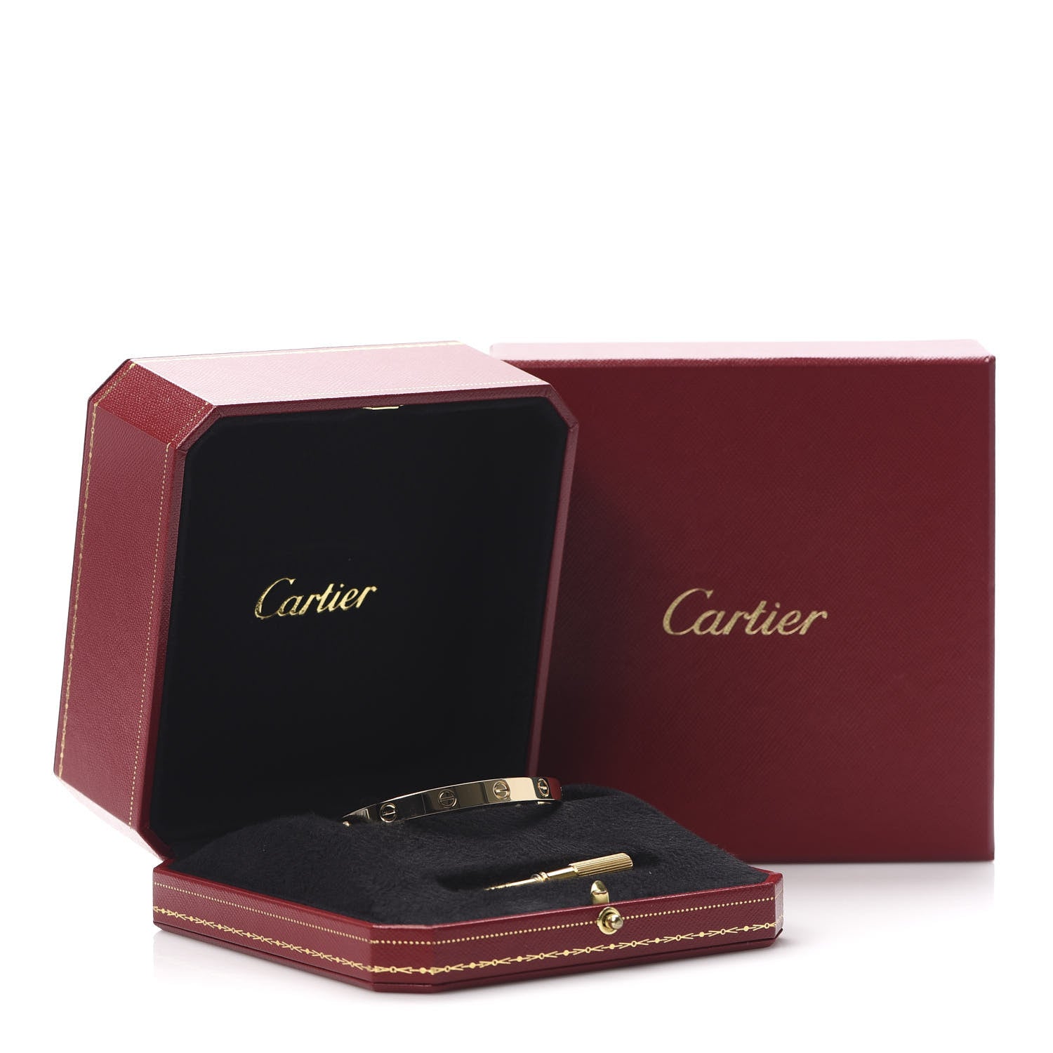 Cartier 18K Yellow Gold LOVE Bracelet 17 7 of 7