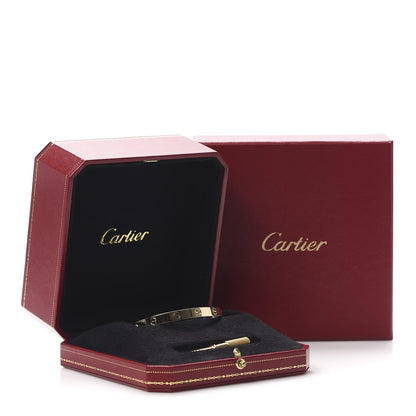 Cartier 18K Yellow Gold LOVE Bracelet 17 7 of 7