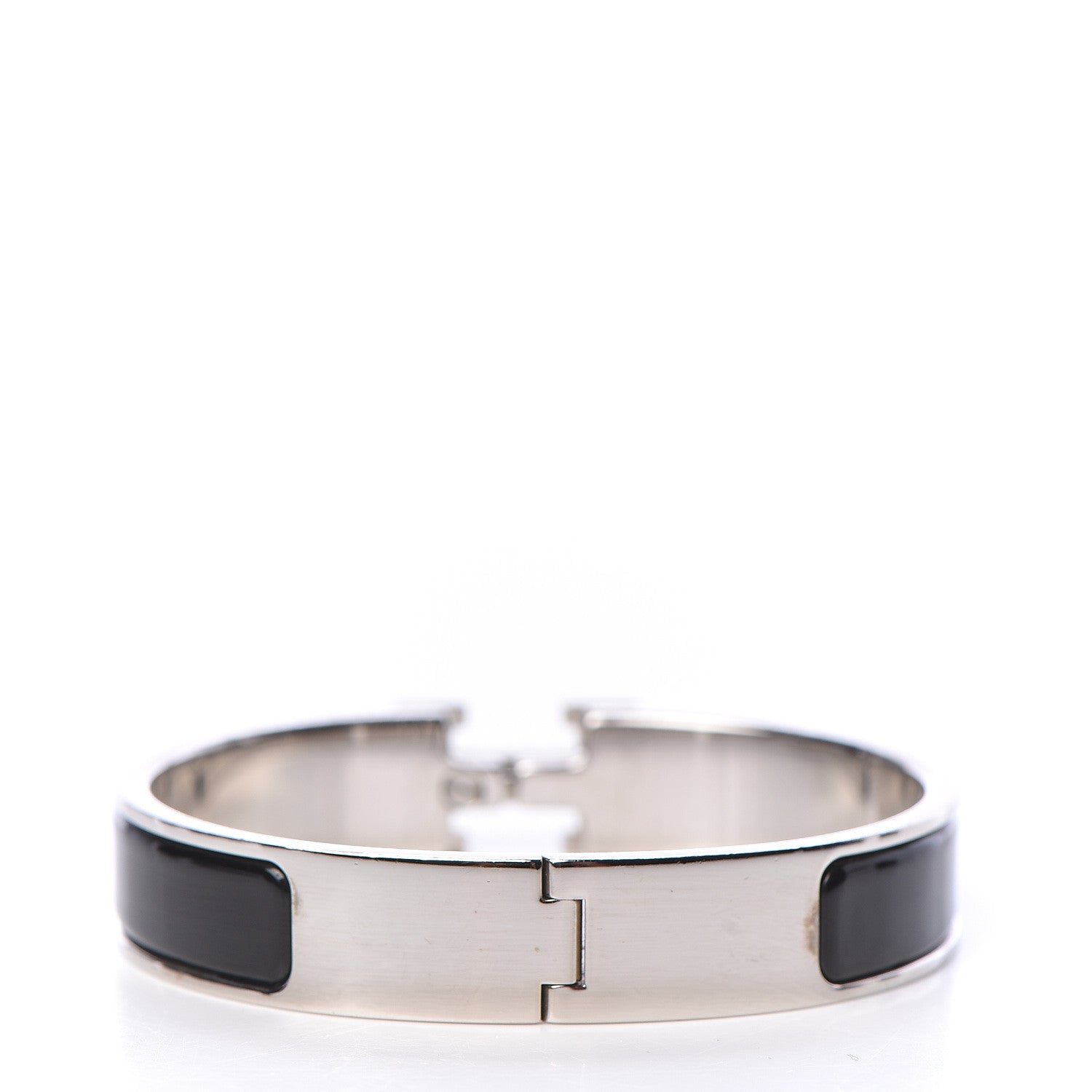 Hermes Enamel Narrow Clic Clac H Bracelet PM Black 3 of 6