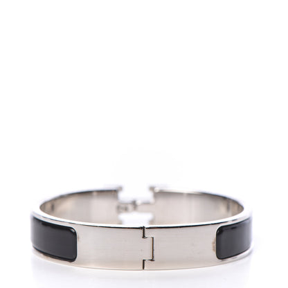 Hermes Enamel Narrow Clic Clac H Bracelet PM Black 3 of 6