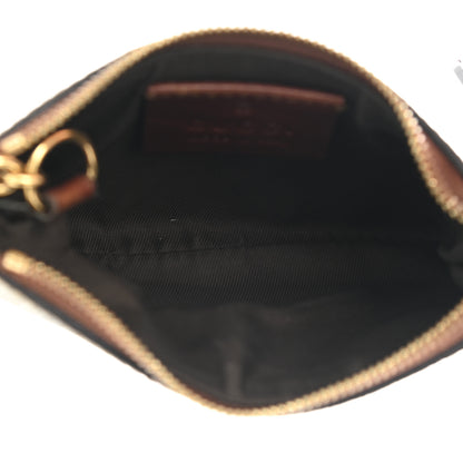 Gucci GG Supreme Monogram Key Case Beige Ebony Cuir 5 of 8