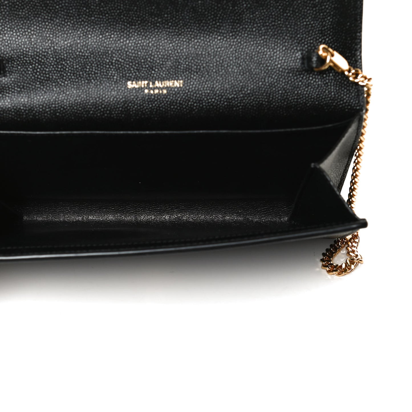 Grain De Poudre Uptown Chain Wallet Black