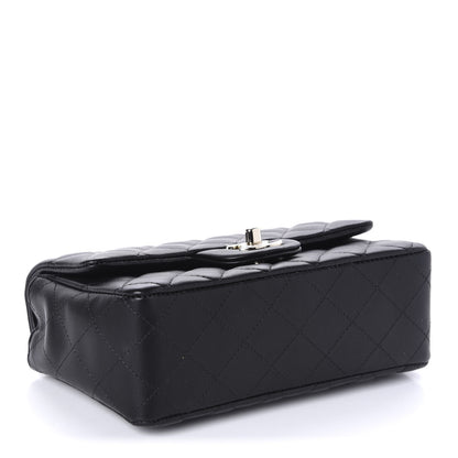 Chanel Lambskin Quilted Mini Rectangular Flap Black 4 of 11