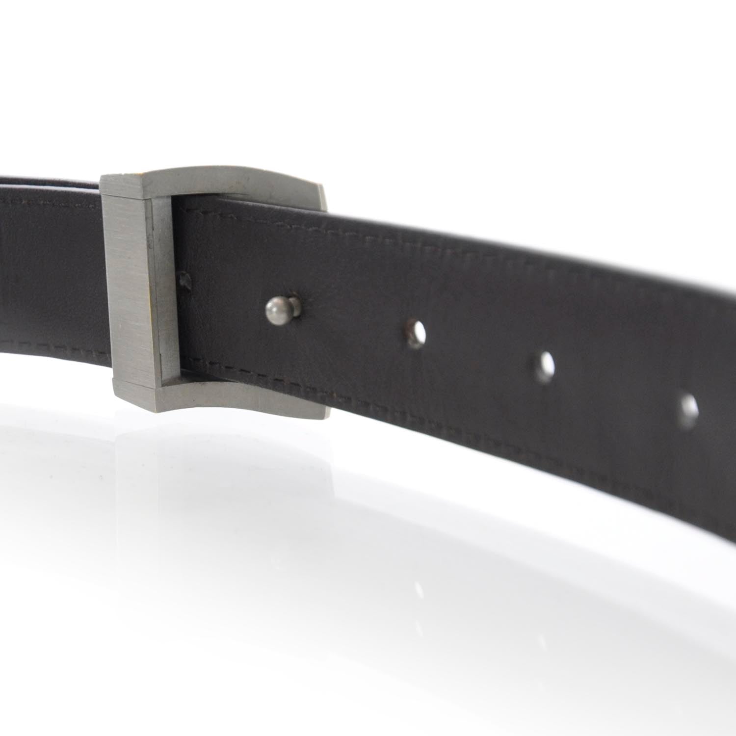 Louis Vuitton Monogram LV Cut Belt 80 32 3 of 5