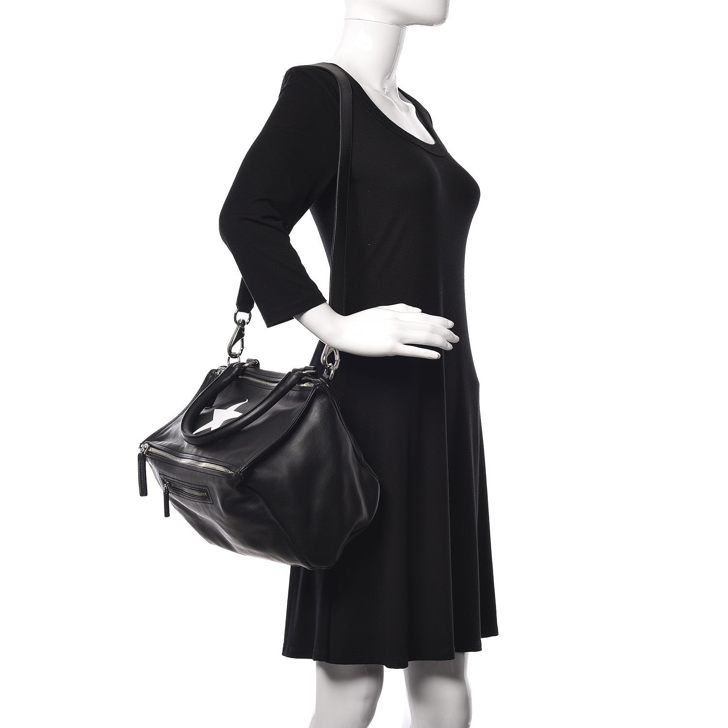 Givenchy Calfskin Star Small Pandora Black 2 of 10