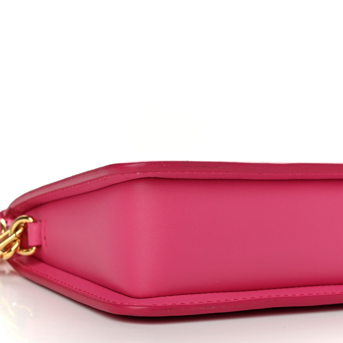 Calfskin Nanogram Embossed Lexington Pouch Rose