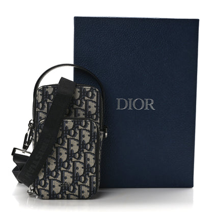 Christian Dior Oblique Micro Rider Pouch Blue 13 of 13