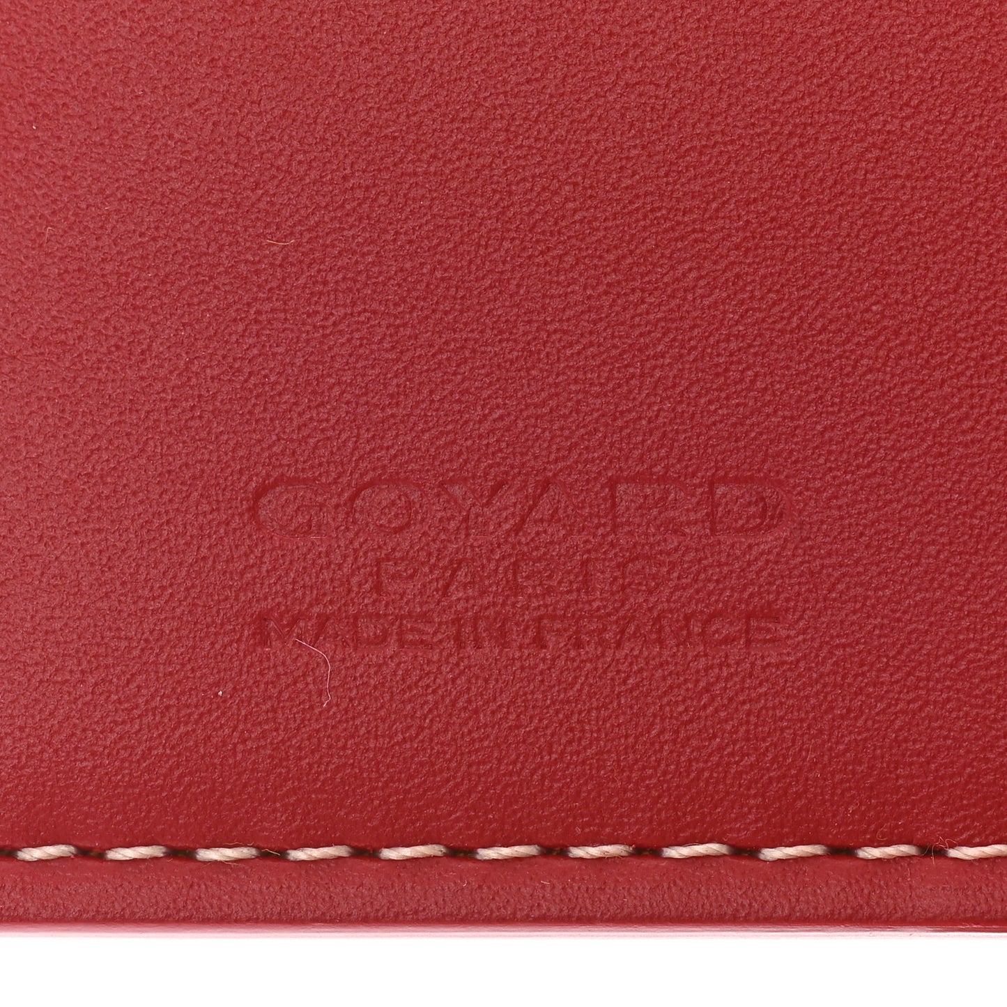 Goyardine Saint Marc Card Holder Red